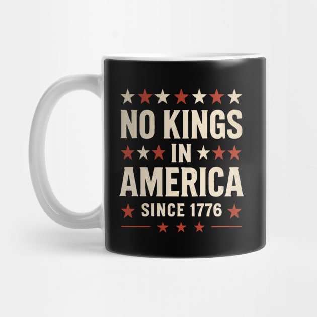 No-Kings-In-America by Creatifly Graphic Tees